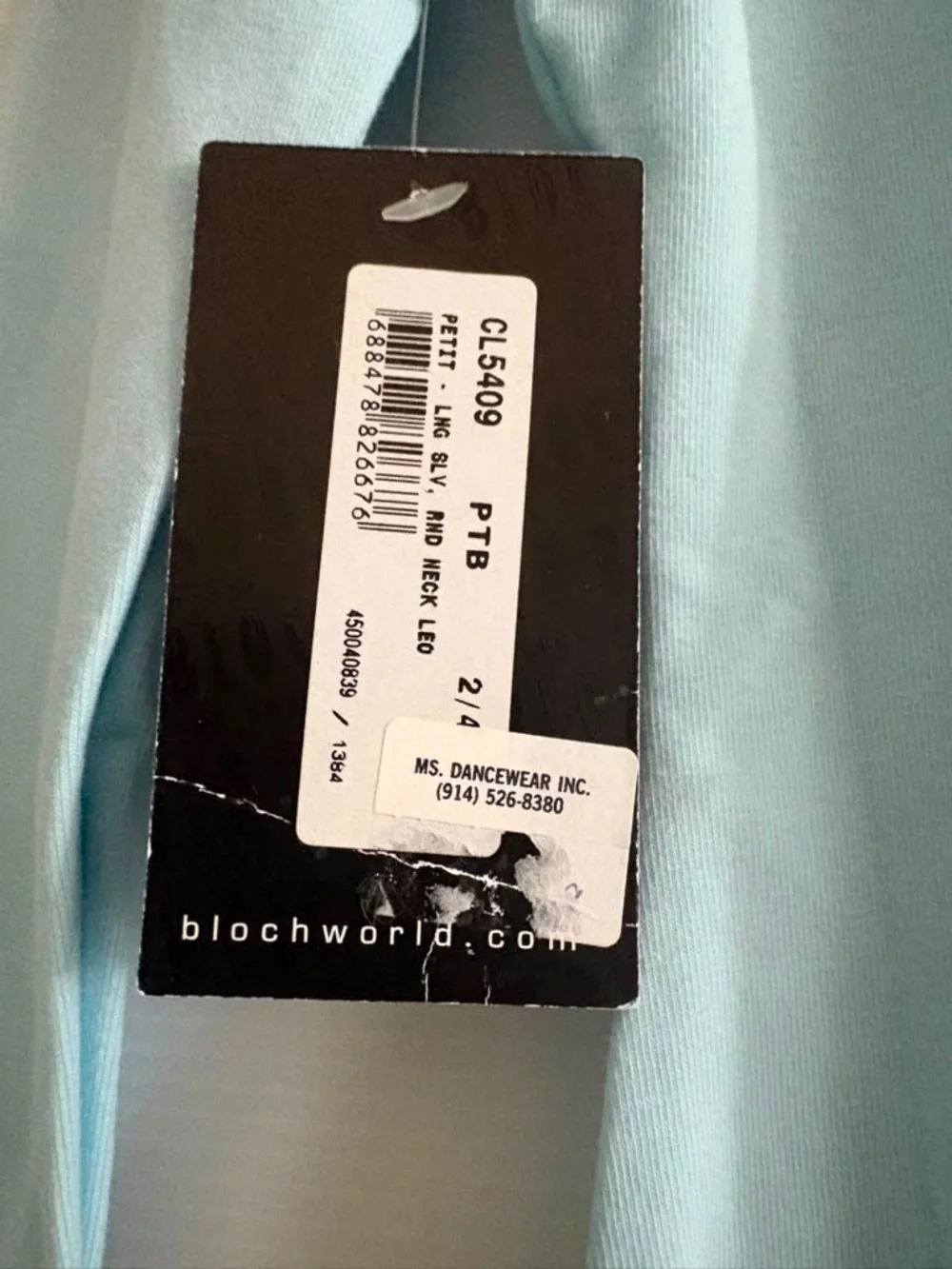 Bloch Girls Long-Sleeve Dance Leotard NWT | size 2-4 years